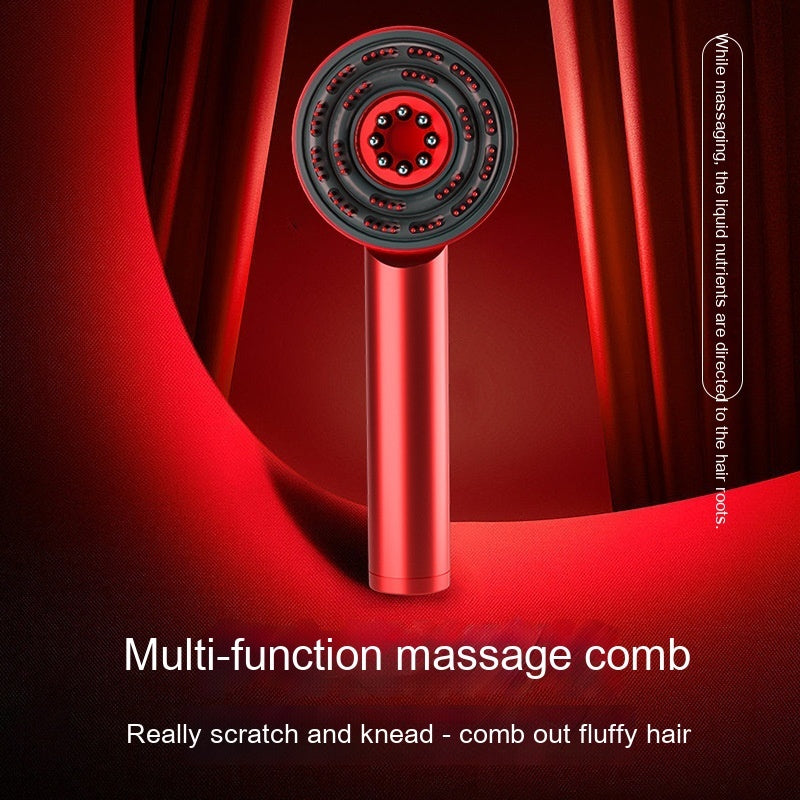 Infrared comb close-up showing infrared heat nodes for scalp stimulation