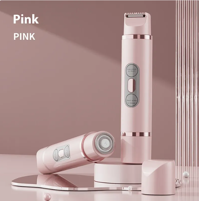 Painless dual-head electric epilator for face underarm bikini and leg hair removal