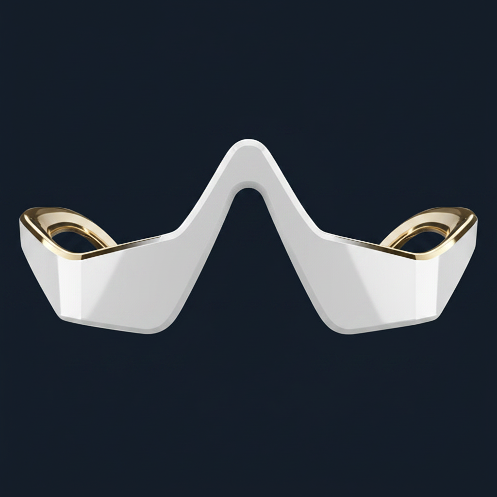 Wireless eye massager slim profile for desk and travel use