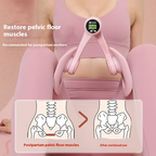 Pelvic floor trainer digital counter tracking reps for consistent daily progress
