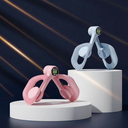 Pelvic floor muscle trainer with adjustable spring resistance for targeted strengthening
