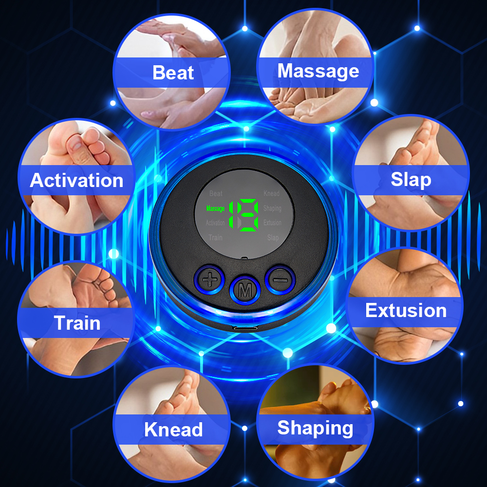 Rechargeable foot massage pad pressure point stimulation for daily use