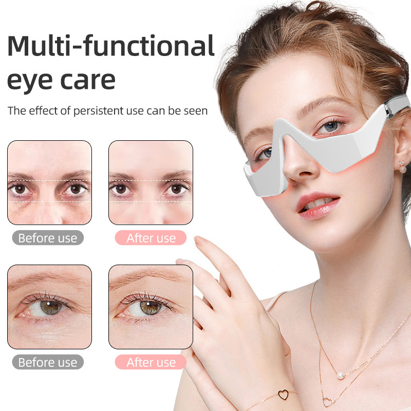 Eye massager color options and ergonomic design for comfortable fit