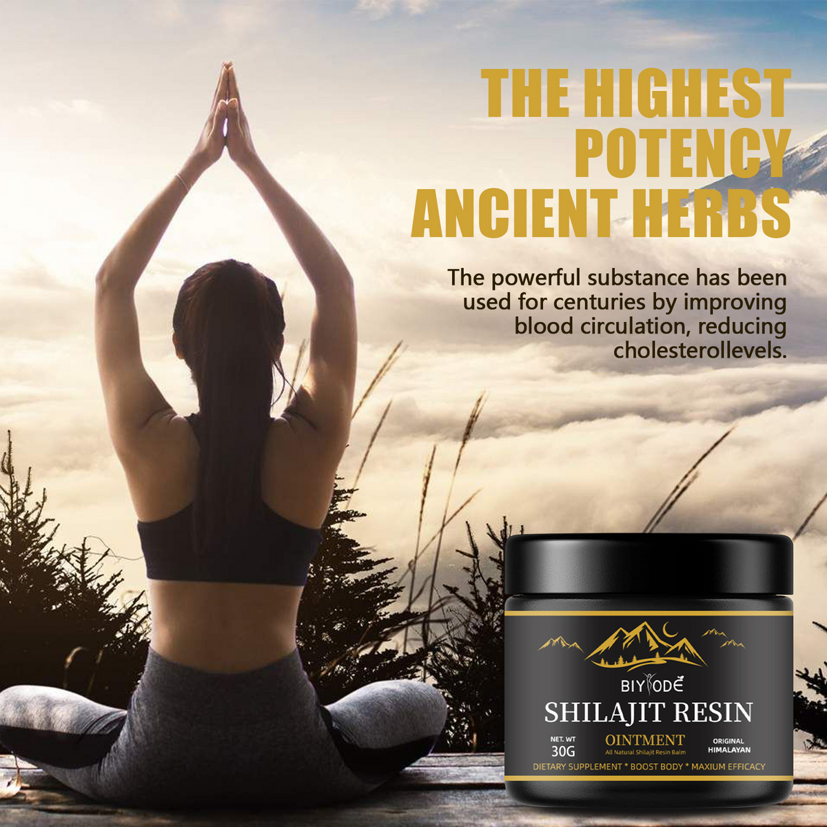 30g natural pure Himalayan shilajit resin for energy stamina and vitality