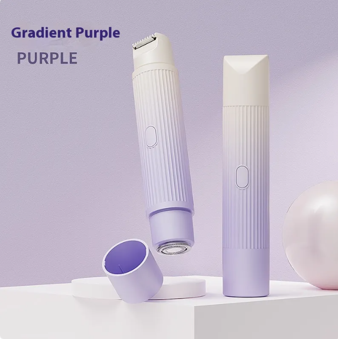 Epilator whisper-quiet operation and hypoallergenic blades for comfortable use
