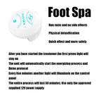 Ion foot bath used for a relaxing warm water soak after a long day