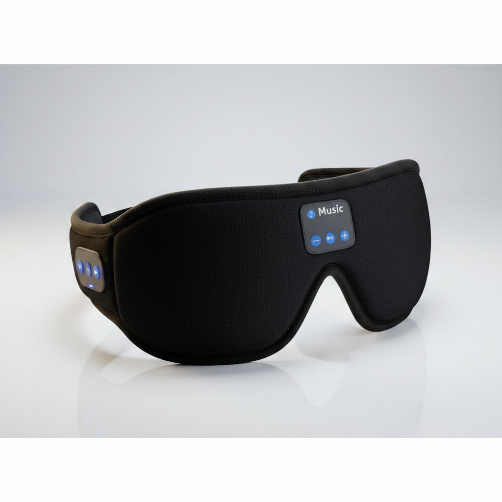 Bluetooth sleep mask 5.0 wireless audio connection for phones and devices