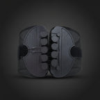 Lumbar support belt breathable fabric and adjustable sizing for all-day comfort