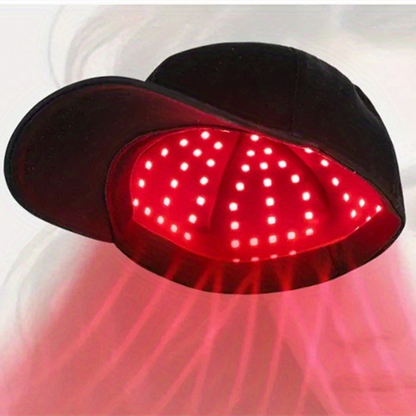 Red light therapy hair growth cap for stimulating hair follicles and regrowth