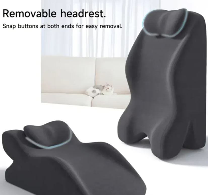 Stomach sleeper pillow removable washable cover for easy cleaning and maintenance