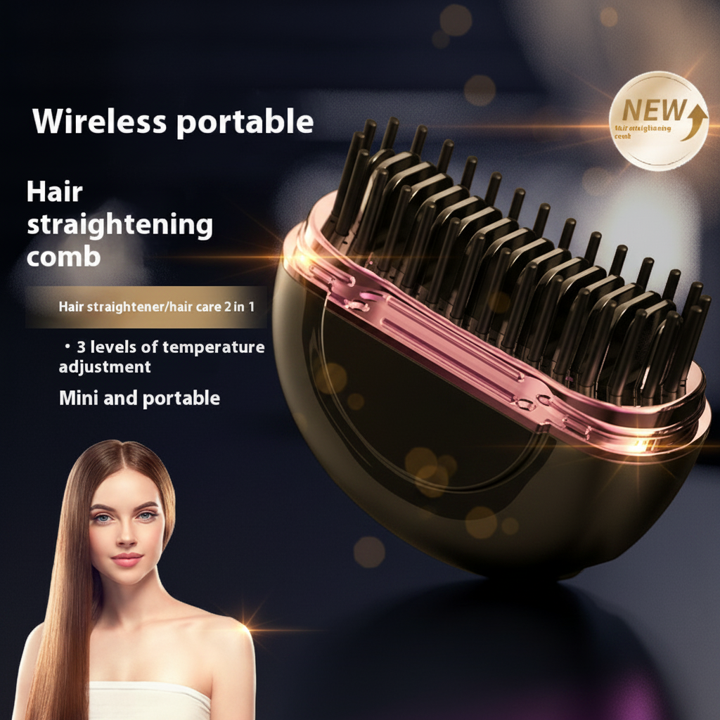 Hair straightener built-in steam function sealing cuticle for smooth shiny results