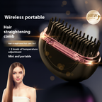 Hair straightener built-in steam function sealing cuticle for smooth shiny results