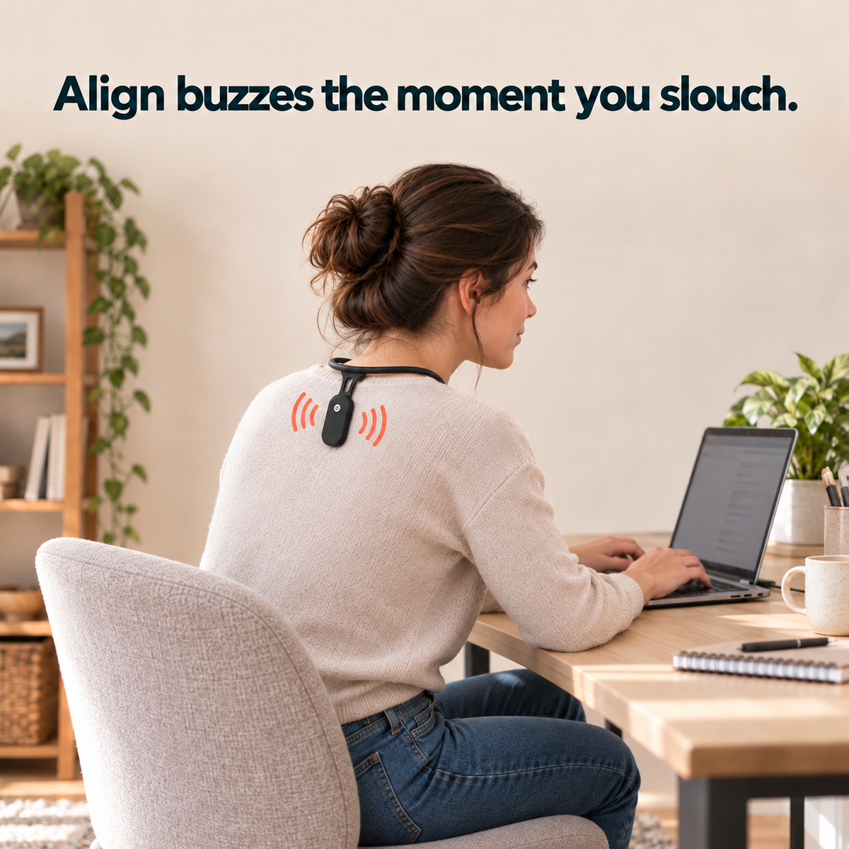 Avenza Align™ Posture Trainer: Buzzes When You Slouch
