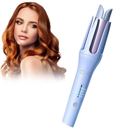 Electric hair curler showing even heat distribution for damage-free styling