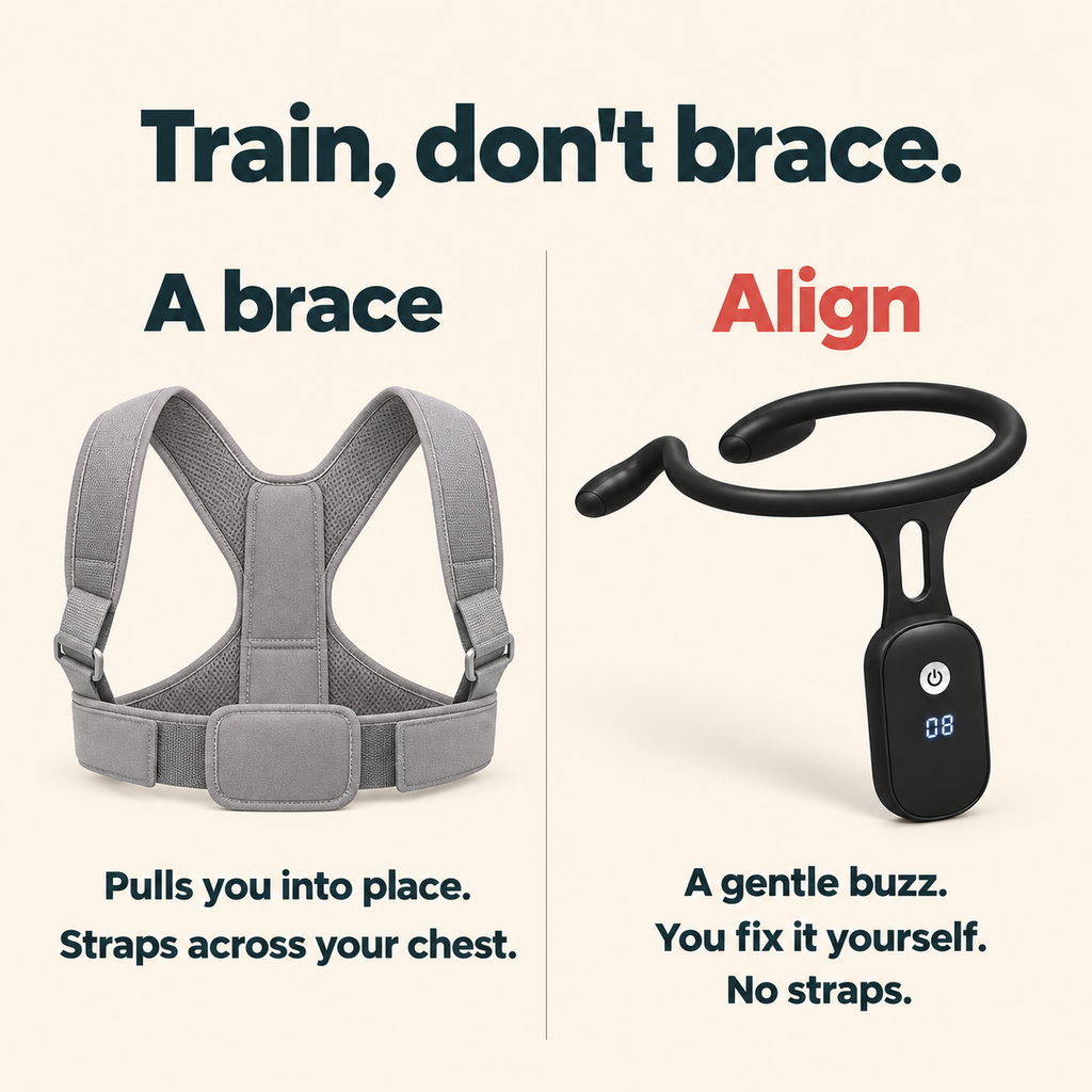 Avenza Align™ Posture Trainer: Buzzes When You Slouch
