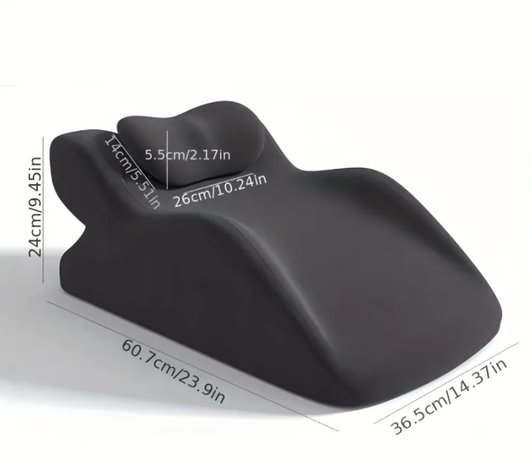 Ultra-thin stomach sleeper pillow reducing morning neck pain and lower back strain