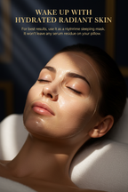 Bio-collagen deep hydrating face mask for restoring firmness and moisture