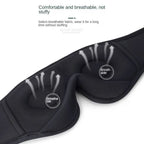 Bluetooth sleep mask travel-ready for flights shift work and meditation