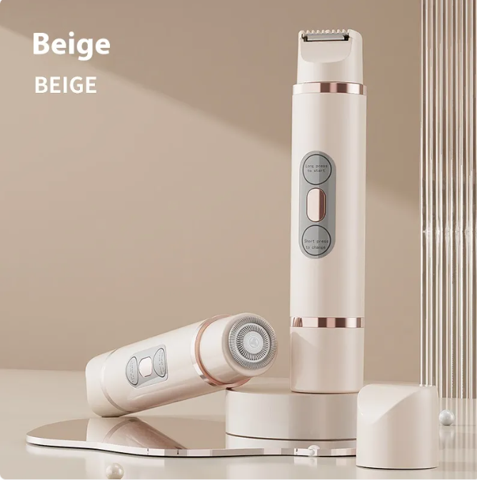 Waterproof epilator safe for wet and dry use on sensitive skin