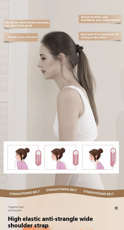 Posture corrector 3 and 4 strap options for different support levels