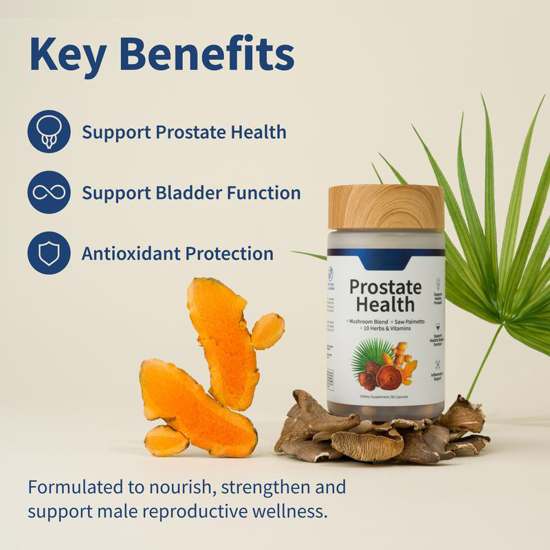 Nitric oxide and saw palmetto benefits for men's active lifestyle and performance