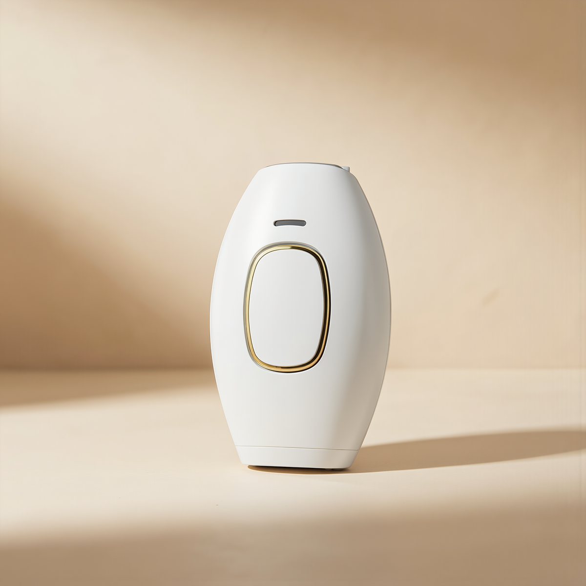 White IPL hair removal device, single product studio shot