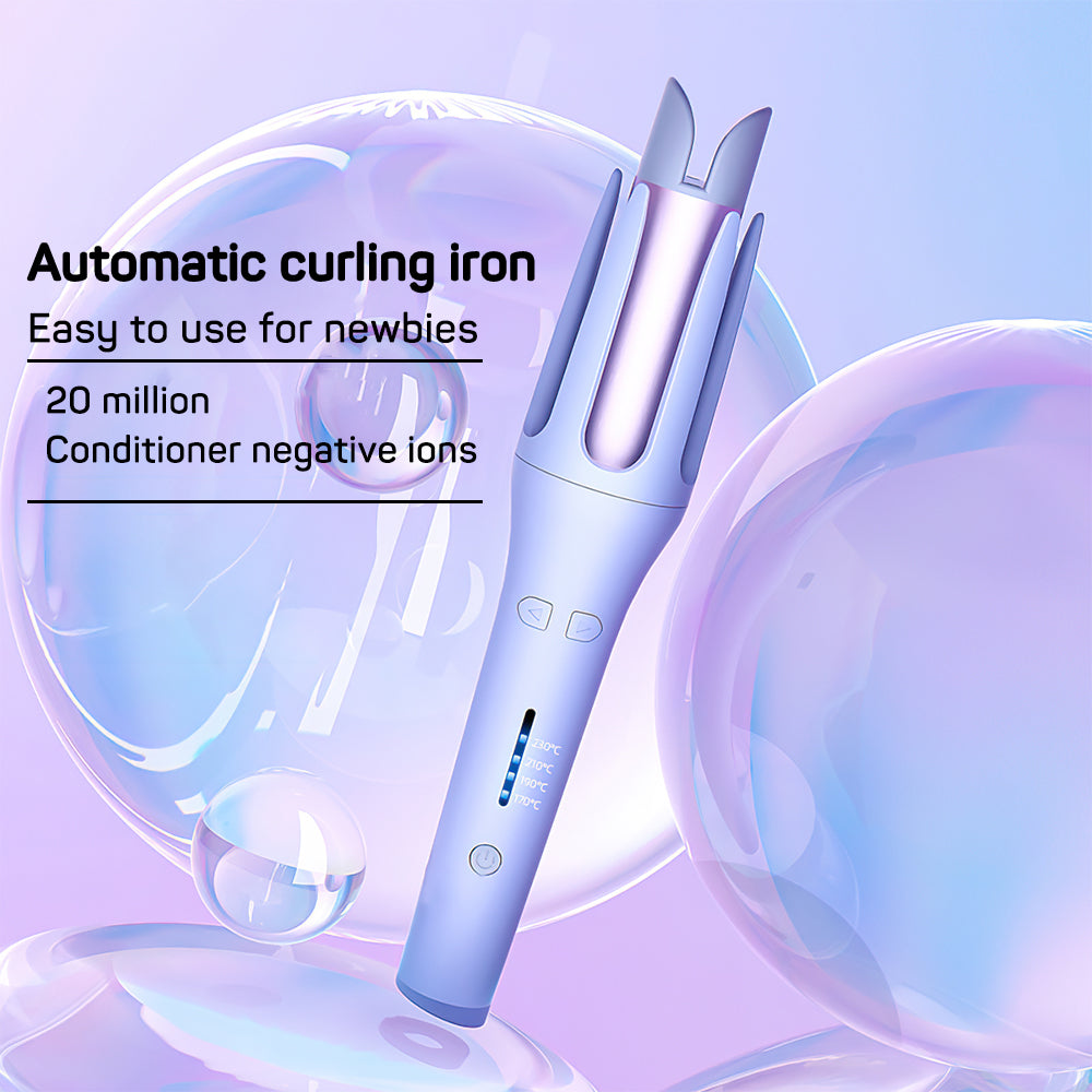 Cordless hair curler USB rechargeable for travel-ready styling anywhere